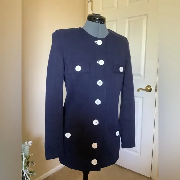 adrienne vittadini blue dress adrienne vittadini Blue Dress XS